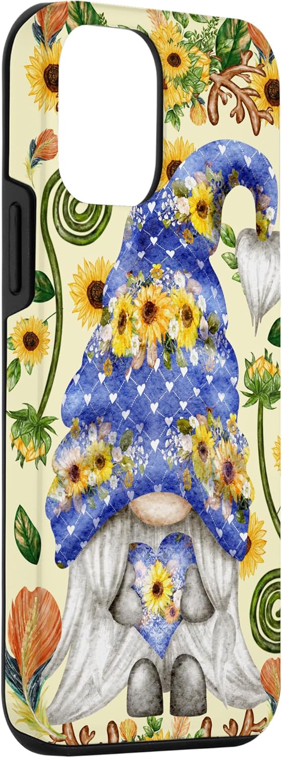 Spring Flower Mom Pattern For Summer Cute Sunflower Gnome Case for iPhone 12 mini