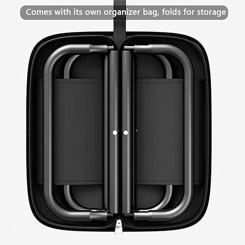 Miniatura 5 de SNZ Taburete plegable portátil para campamento, silla plegable ligera, asiento plegable portátil con capacidad de 250 libras, mini silla de viaje