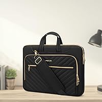 Vista 3 de MOSISO 360 Protective Laptop Shoulder Bag,15-15.6 inch Computer Bag Compatible with MacBook Pro 16, HP, Dell, Asus Notebook,Messenger Briefcase with