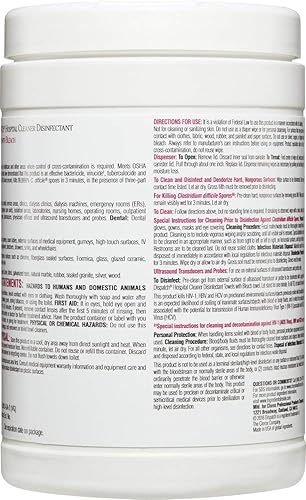 Miniatura 4 de Dispatch 69150 toalla desinfectante de hospital con blanqueador (150 unidades)