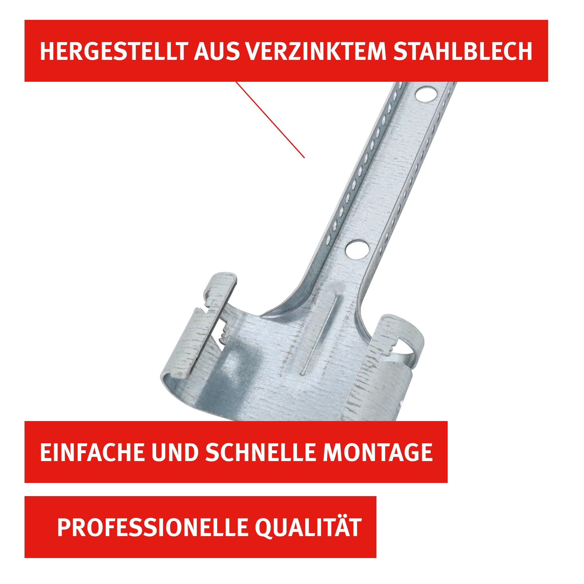 PROTEKTOR Noniusabhänger 6018-100x für CD 60-27 Deckenprofile Zuverlässige Verbindung