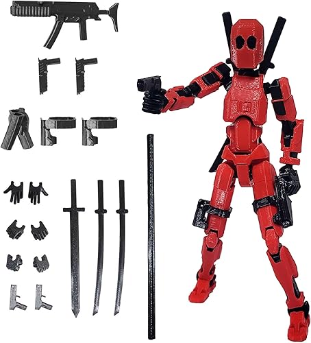 Figura de acción T13 de montaje completa, figura de acción impresa en 3D de Titan 13, figura de juguete impresa en 3D Titan13, muñeco ensamblado 13