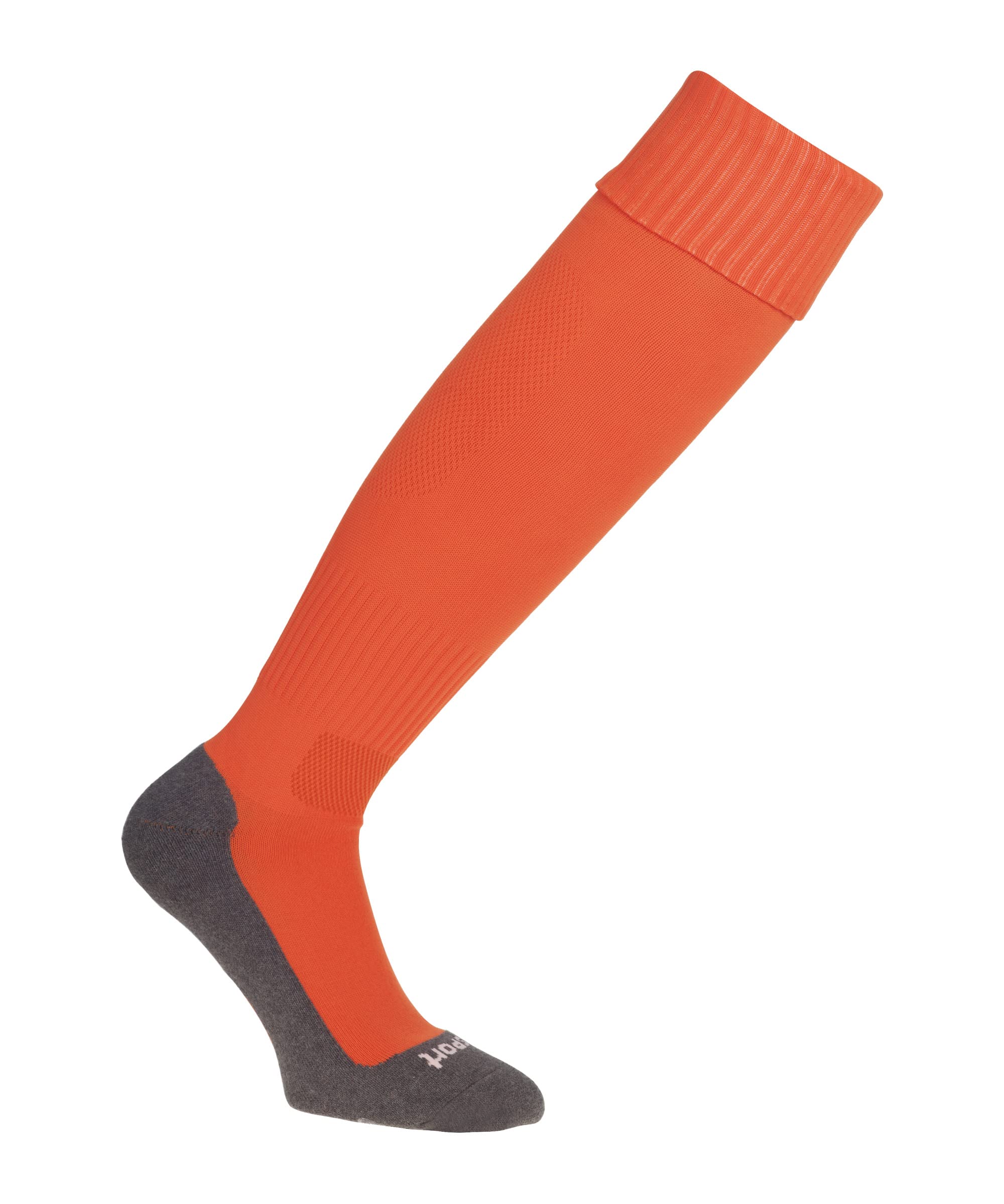 Uhlsport Team Pro Essential Stocking Socks, Orange/Grey, Size 28-32
