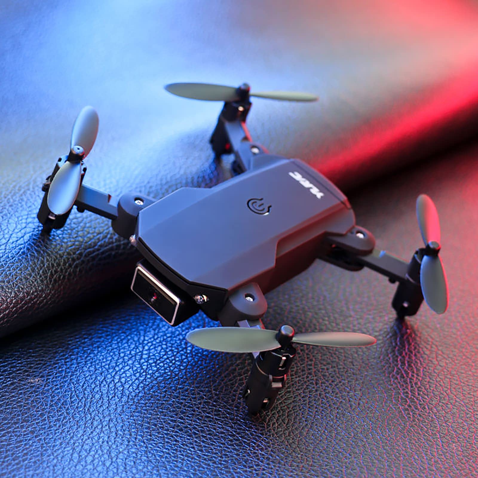 Składane mini drony, zdalnie sterowany Quadcopter z kamerą HD 4K FPV, inteligentne unikanie przeszkód 360 °, czas 15 minut, regulacja prędkości, na prezent świąteczny i noworoczny