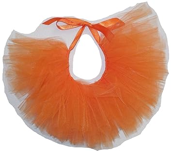 Handcrafted in USA Orange Tulle Tutu for Extra Large Dogs