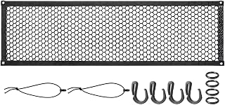 Automotive Cargo Nets - Stretchable Mesh Storage Pouch for SUV Trucks | Flexible Luggage Organizer with Quick Install Hooks & Expandable Design for RV, Van, Pickup, Sedan, Camping, Daily Commute