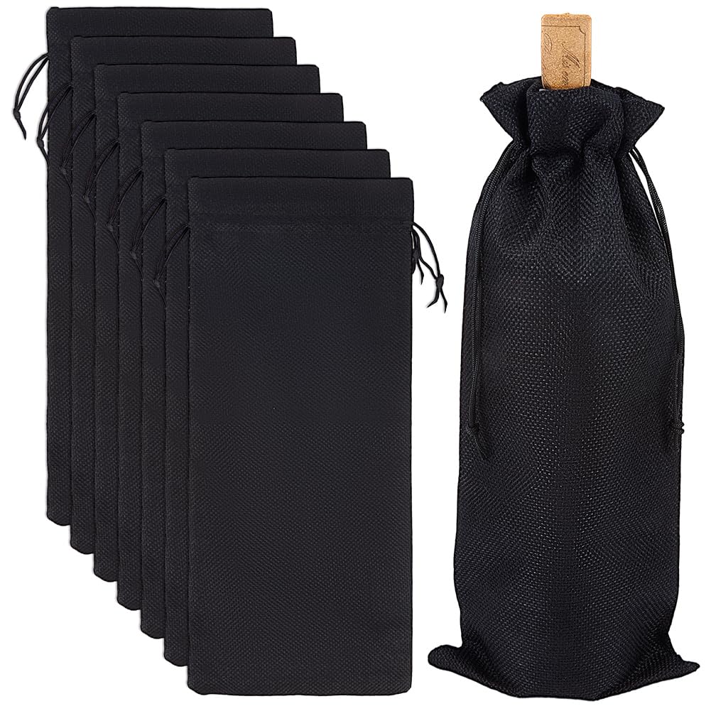 Housse bouteille vin jute Beebeecraft emballage cadeau durable - 8