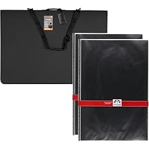 Picturesque Archival Art Portfolio Case 24 x 36 inches - Practical & Attractive Artist Zippered Binder, 10 Large Top-Loading Polypropylene Pages, Fits Large Artwork, Print, or Poster
