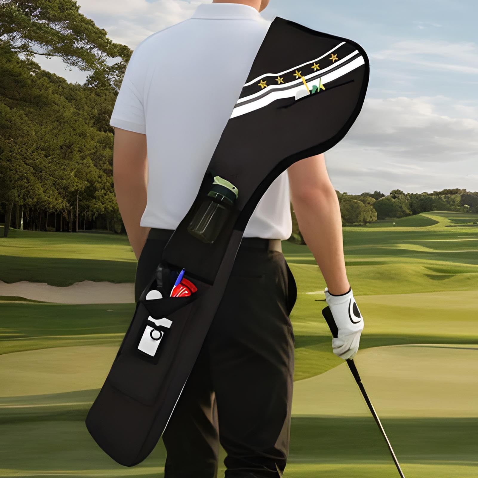 Torba Golfowa Przenośna Organizer Na 7-10 Kijów
