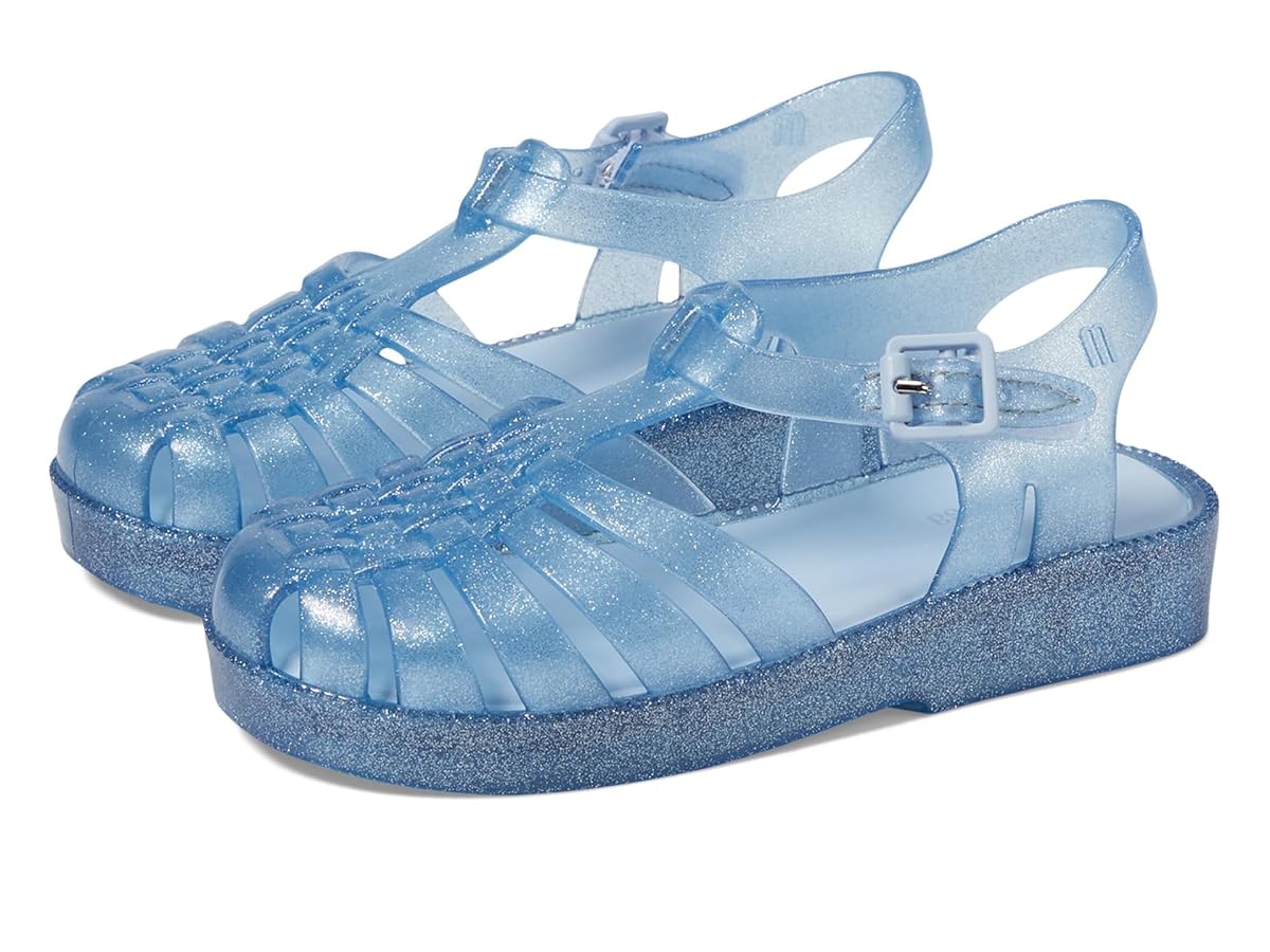 Mini melissa possession sandals showing the durable MELFLEX material and adjustable straps
