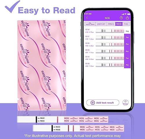 Miniatura 11 de Easy@Home kit de 20 pruebas de embarazo (HCG) pruebas de orina HCG