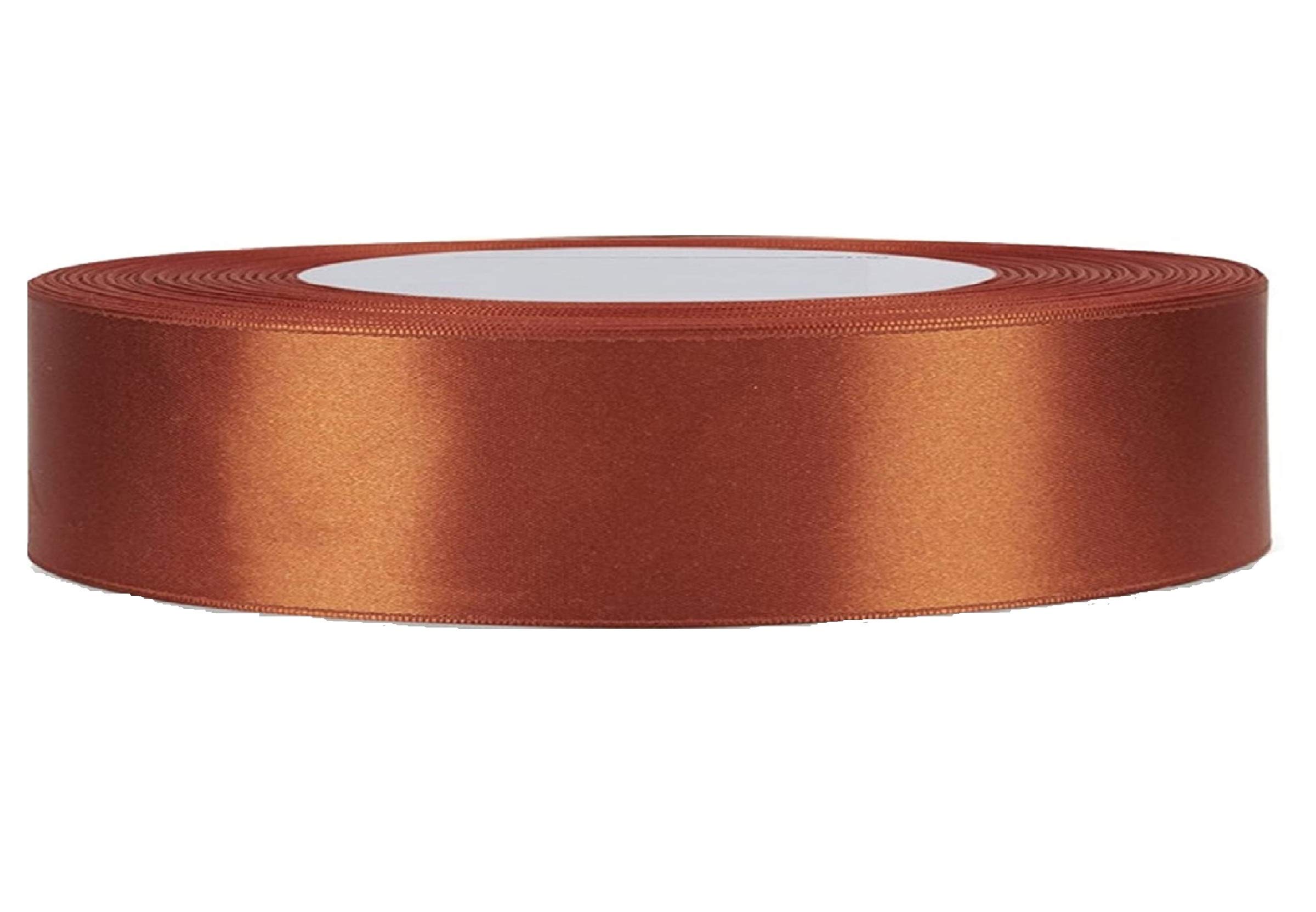 Ruban De Satin De Couleur Unie Pour Travaux Manuels, Emballages Cadeaux, Nœuds De Cheveux, Décoration De Mariage, 3/4" X 25 Yards