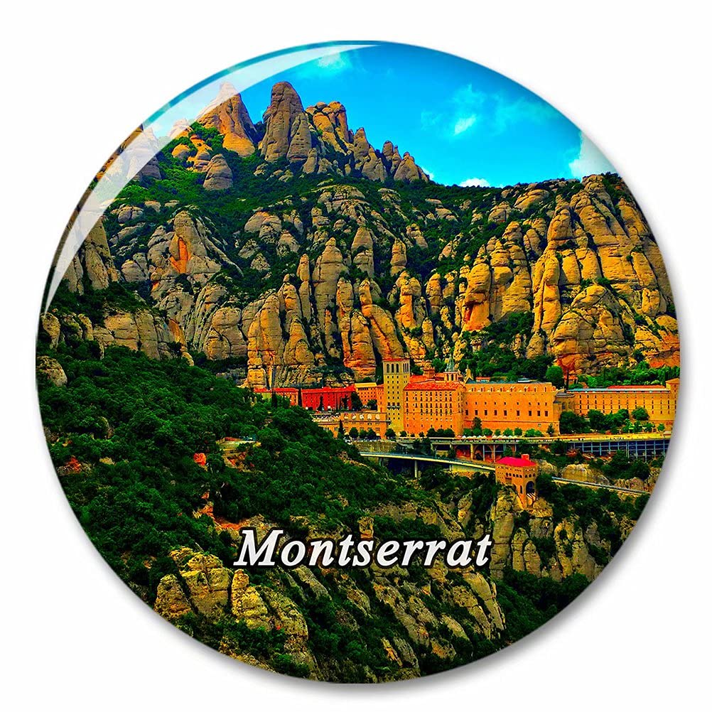 Kxrsm Bxtkpq-Montserrat-4032 Montserrat Fridge Magnet Decorative Magnet Bottle Opener Tourist City Travel Souvenir Collection Gift Strong Refrigerator Sticker