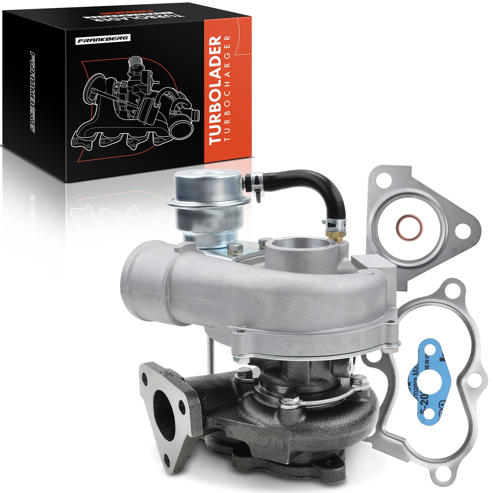 Frankberg Turbocompresor 5304-970-0001 | Compatible con: Autobús de tránsito E, Plataforma/chasis Transit E, Caja de tránsito E