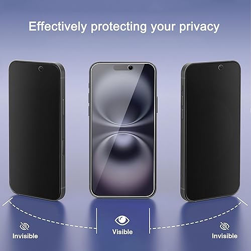 Miniatura 59 de Ailun Paquete de 2 protectores de pantalla de privacidad para iPhone 13 Pro Max [6.7 pulgadas] + 2 protectores de lente de cámara, película