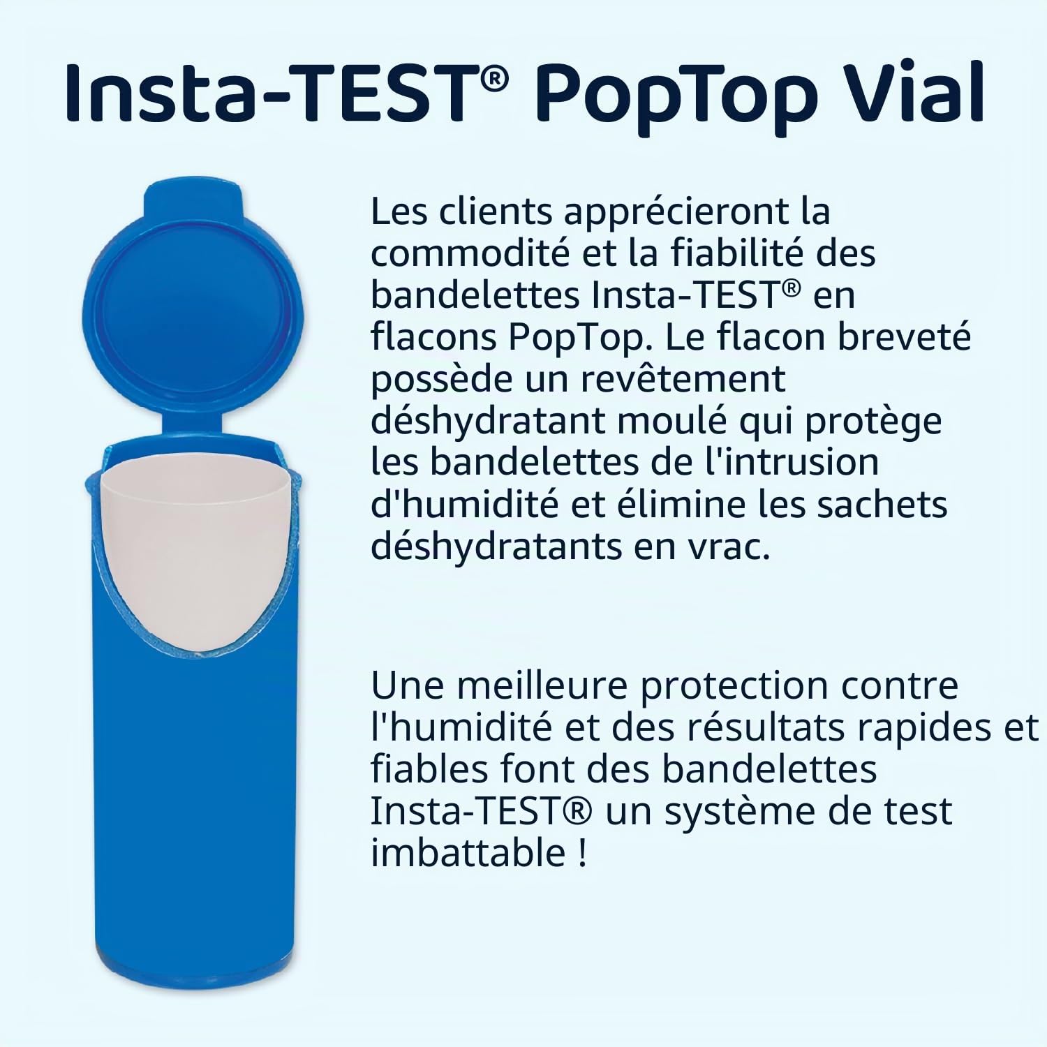 LaMotte Insta-TEST Kit de bandelettes de test pour cuivre et fer
