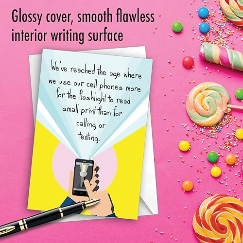 Vista 11 de NobleWorks Humorous Birthday Greeting Card with 5 x 7 Inch Envelope (1 Card) Bday Bra Size C10073BDG