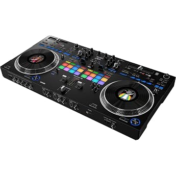 Pioneer DJ Serato DJ Pro Scratch Style 2ch Professional DJ Controller DDJ-REV7 Black