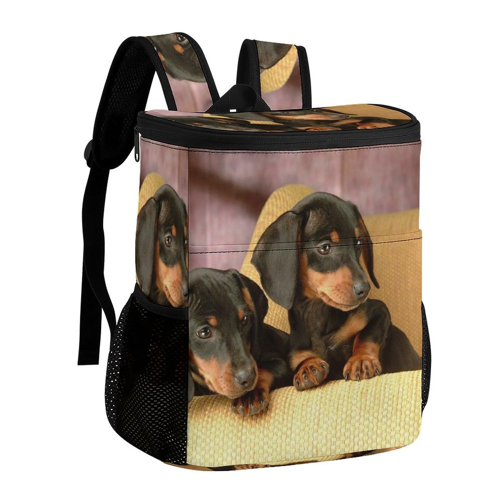 Sac à dos isotherme étanche de camping en tissu sergé robuste avec motifs