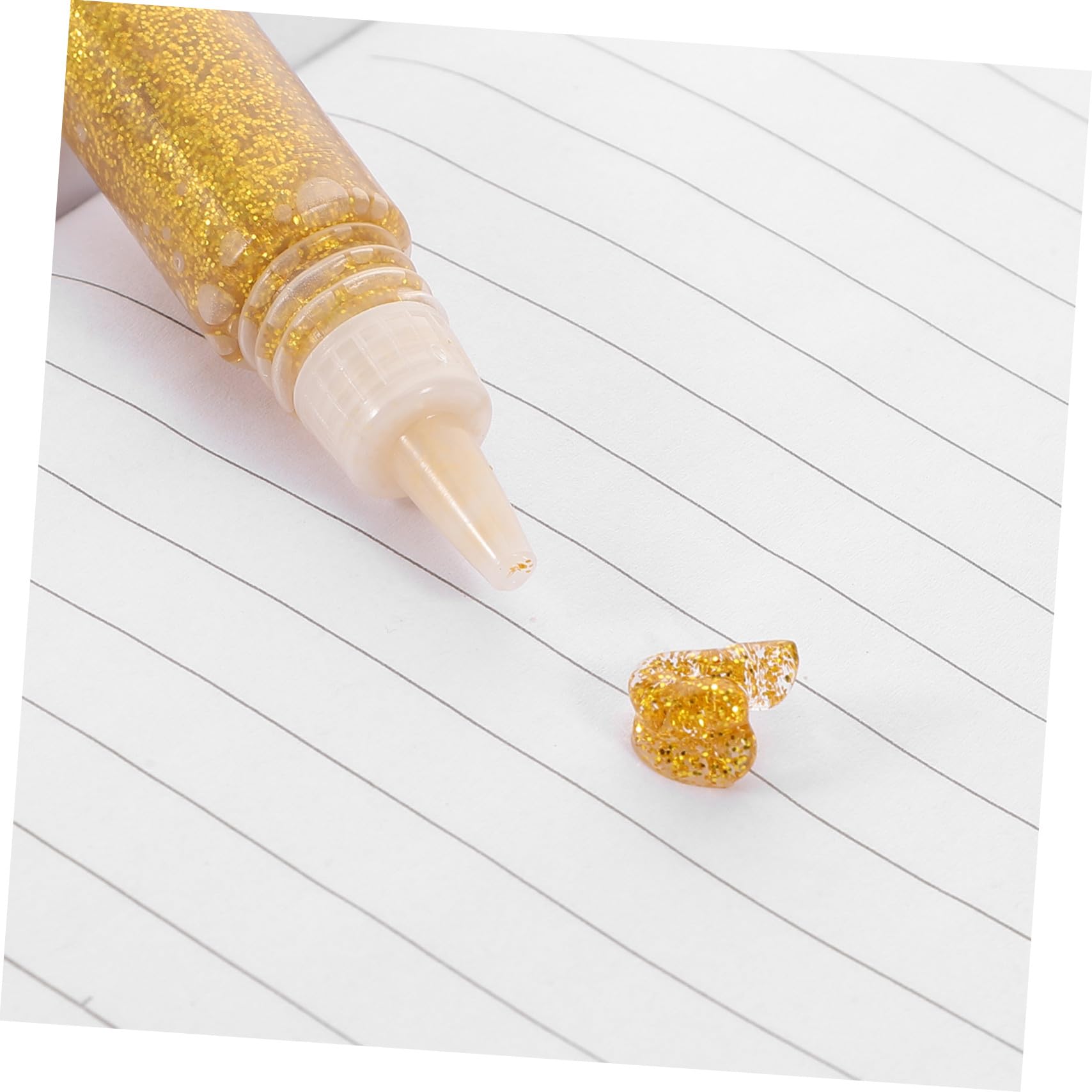 Gold Glitzer Klebestifte 50 Stück für Kinder zum Schreiben und Kleben