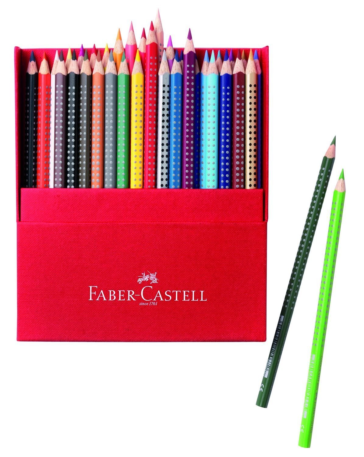 Faber-Castell Grip 2001 matite solubile in acqua di colore in Studio Box (confezione da 36)