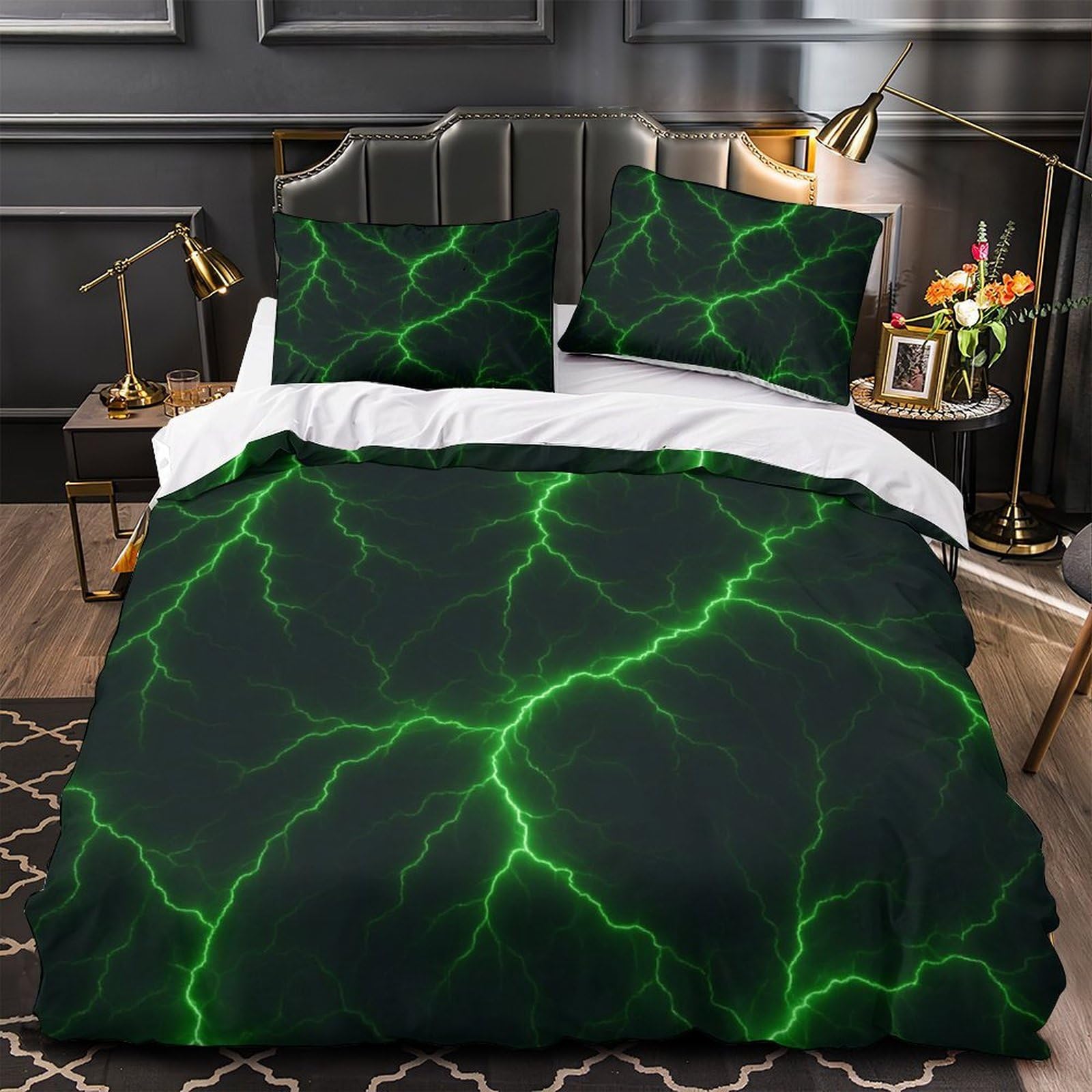 Housse de couette Hamsa 260x220 pour une chambre bohème et apaisante