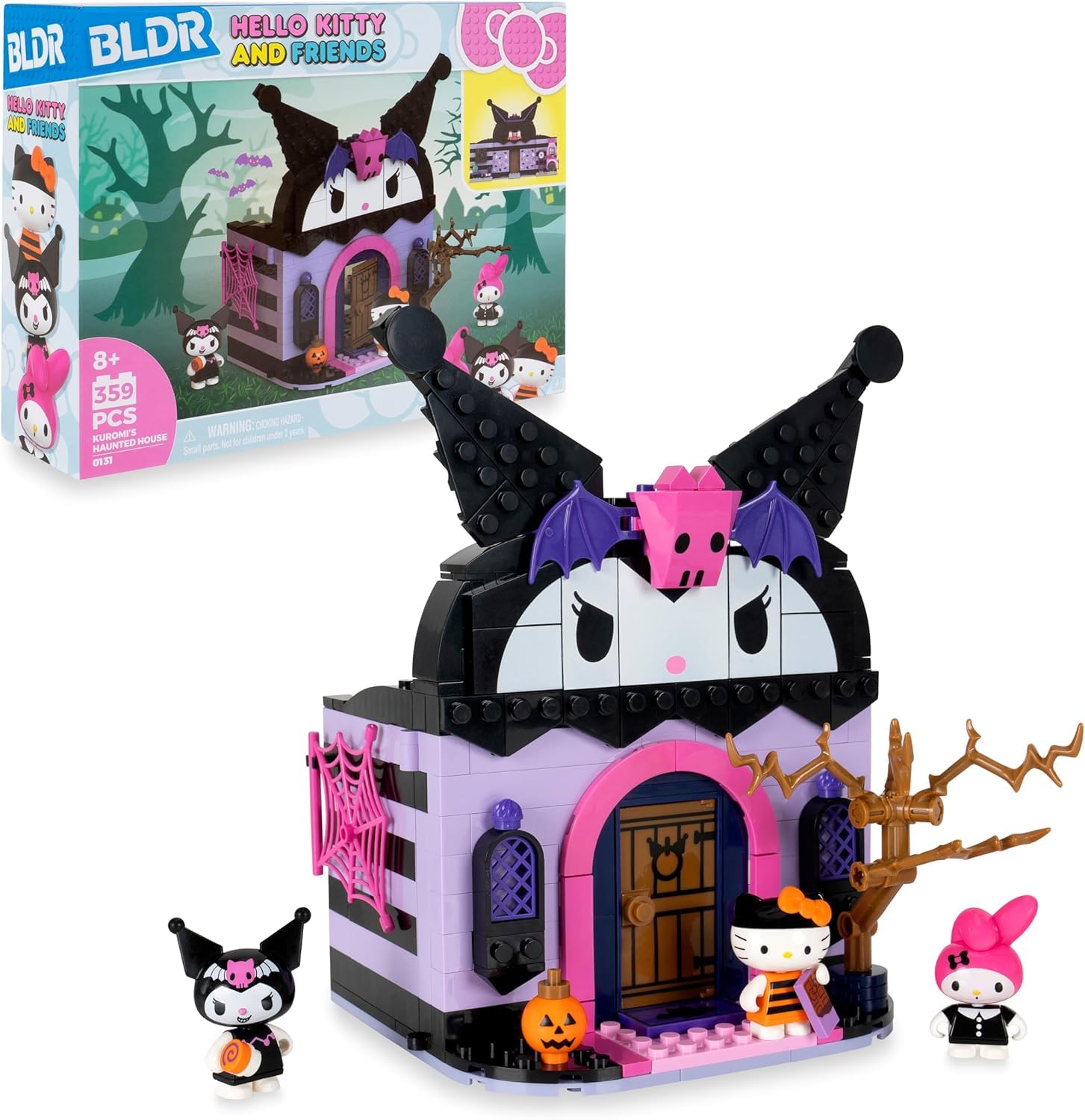 Amazon.com: BLDR Hello Kitty and Friends Kuromi's Haunted House