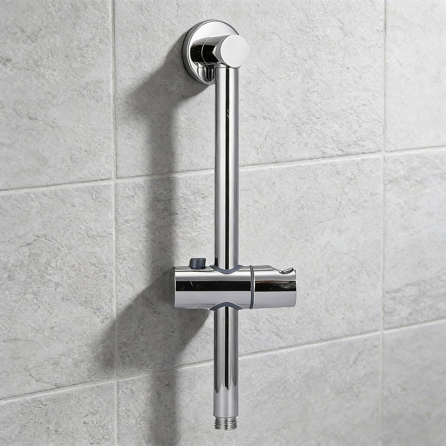 Copper Shower Slide Bar with Adjustable Showerhead Holder Adjustable Height and Angle for Bathroom Wall Mounted Shower Rail with Modern Design Easy Installation