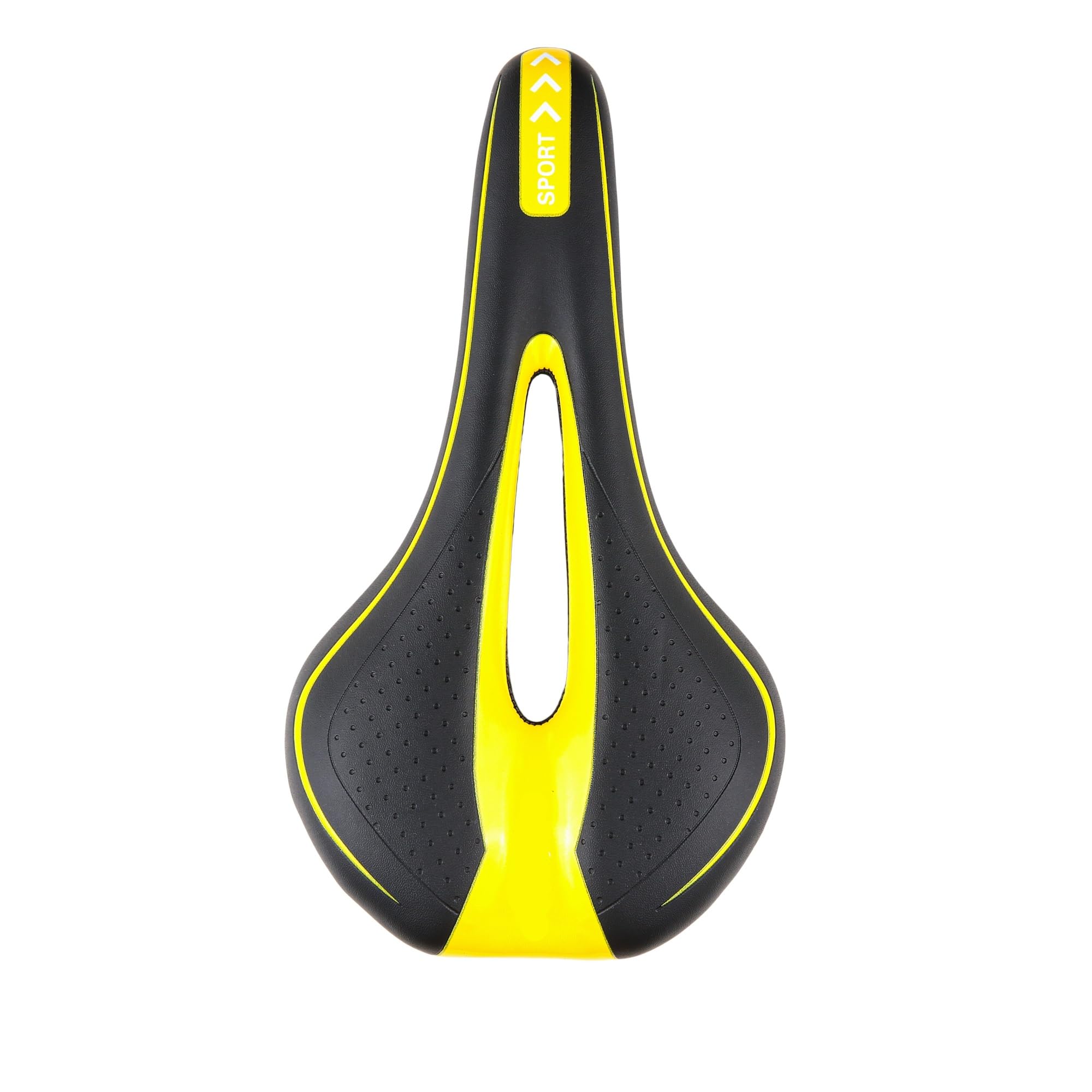 JIASHUNHE Bike Seat Bike Seat Comfortable Bicycle Saddle With Ergonomic Zone For Men & Women Universal Fit For BMX, MTB & Road(Yellow)