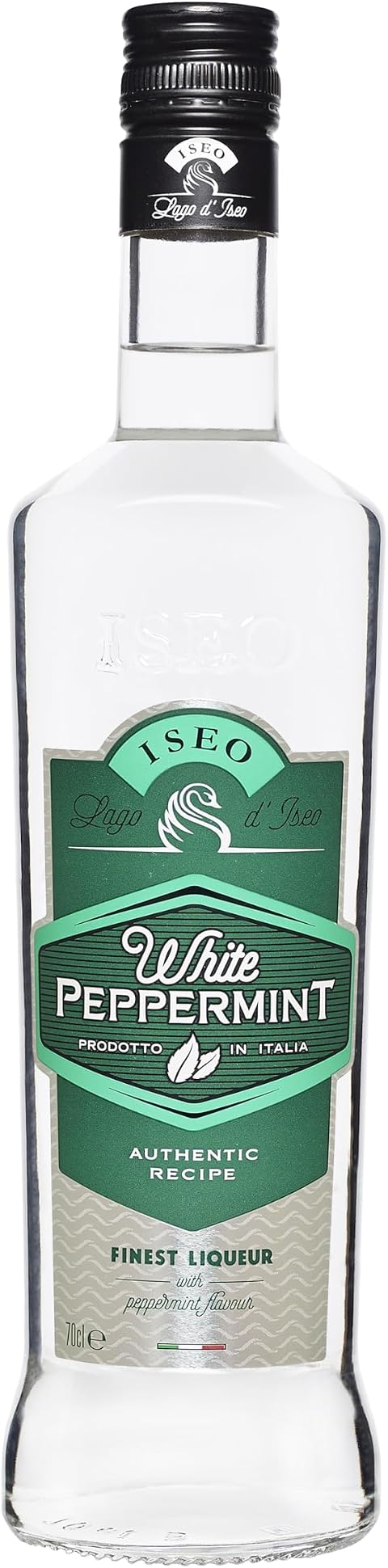 ISEO Peppermint Liqueur 70cl 20 percent ABV – Italian Mint Liqueur with Crisp Peppermint Coolness – Great for Peppermint Martini, Hot Chocolate & Festive Cocktails – Made in Italy