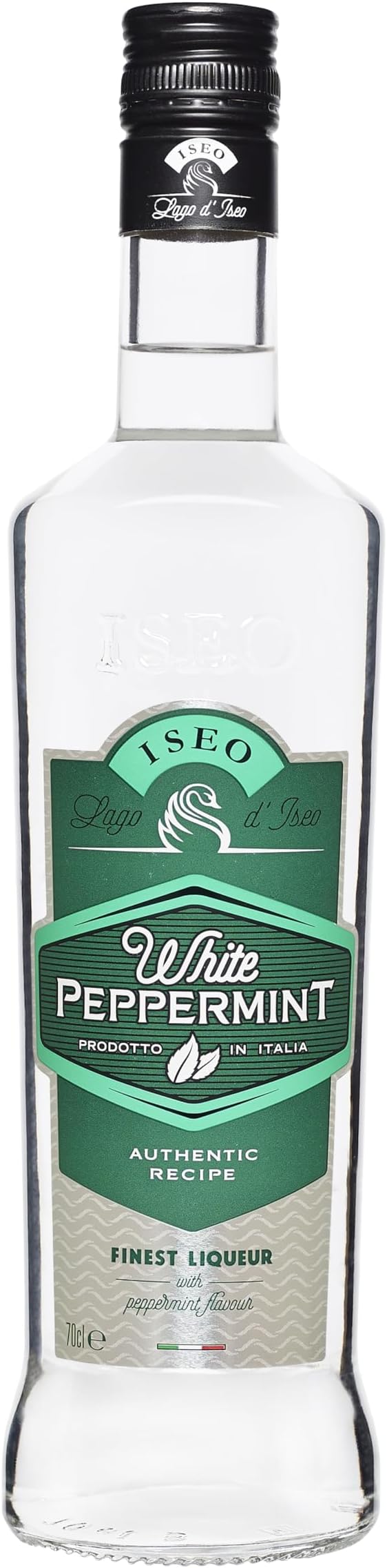 ISEO Peppermint Liqueur 70cl 20 percent ABV – Italian Mint Liqueur with Crisp Peppermint Coolness – Great for Peppermint Martini, Hot Chocolate & Festive Cocktails – Made in Italy