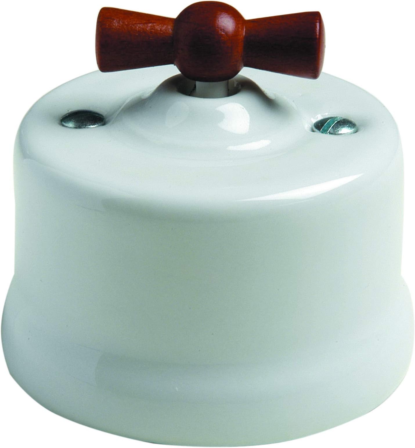 Fontini 30306622 Porcelain Switch, Decorated Blue Wood Bow
