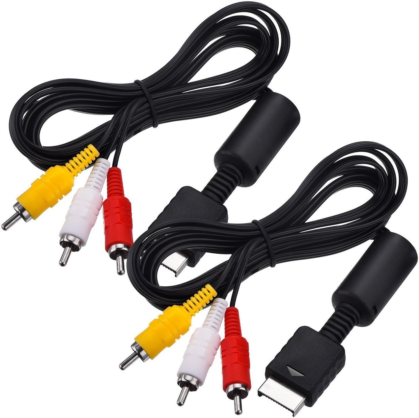 1.8 Meters Composite AV to RCA Cable for Sony Playstation PS2 PS3 and PSX