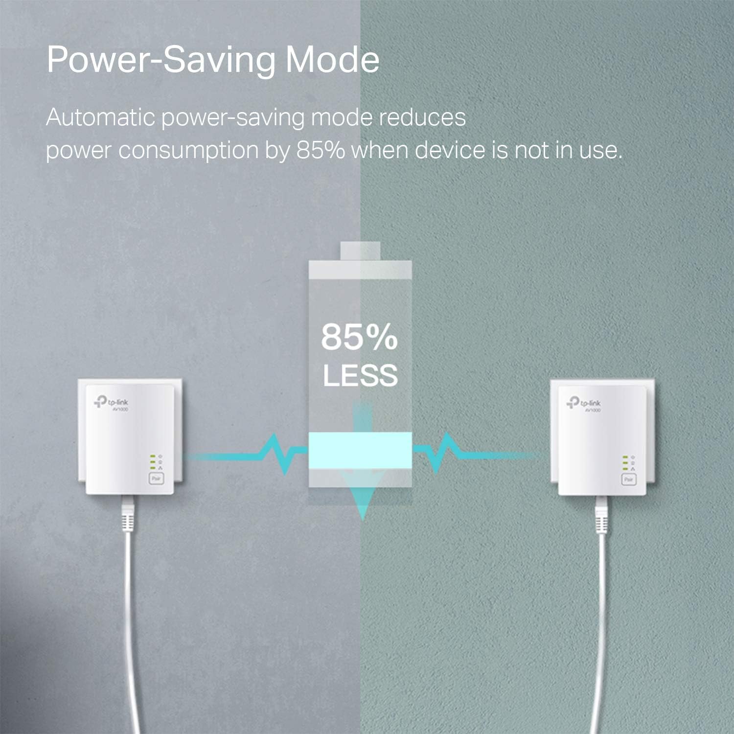 TP-Link AV1000 Powerline Ethernet Adapter KIT - Gigabit Port, Nano Size — Amazon image 6