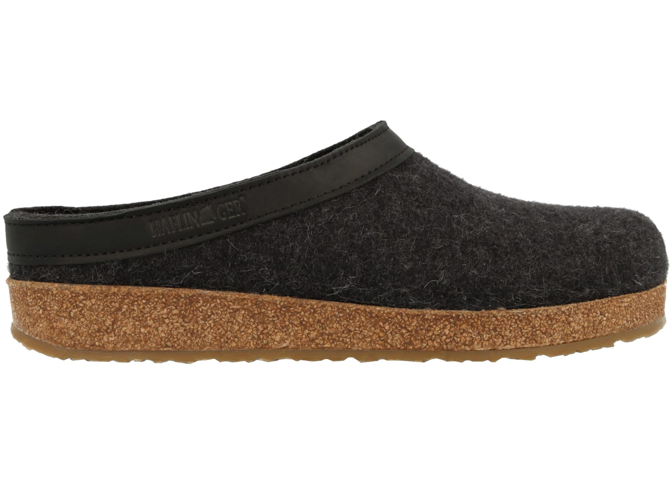 HAFLINGER Zapatillas de estar por casa para mujer, zapatillas de estar por casa, de fieltro, cálidas y cálidas, gris, 39 EU