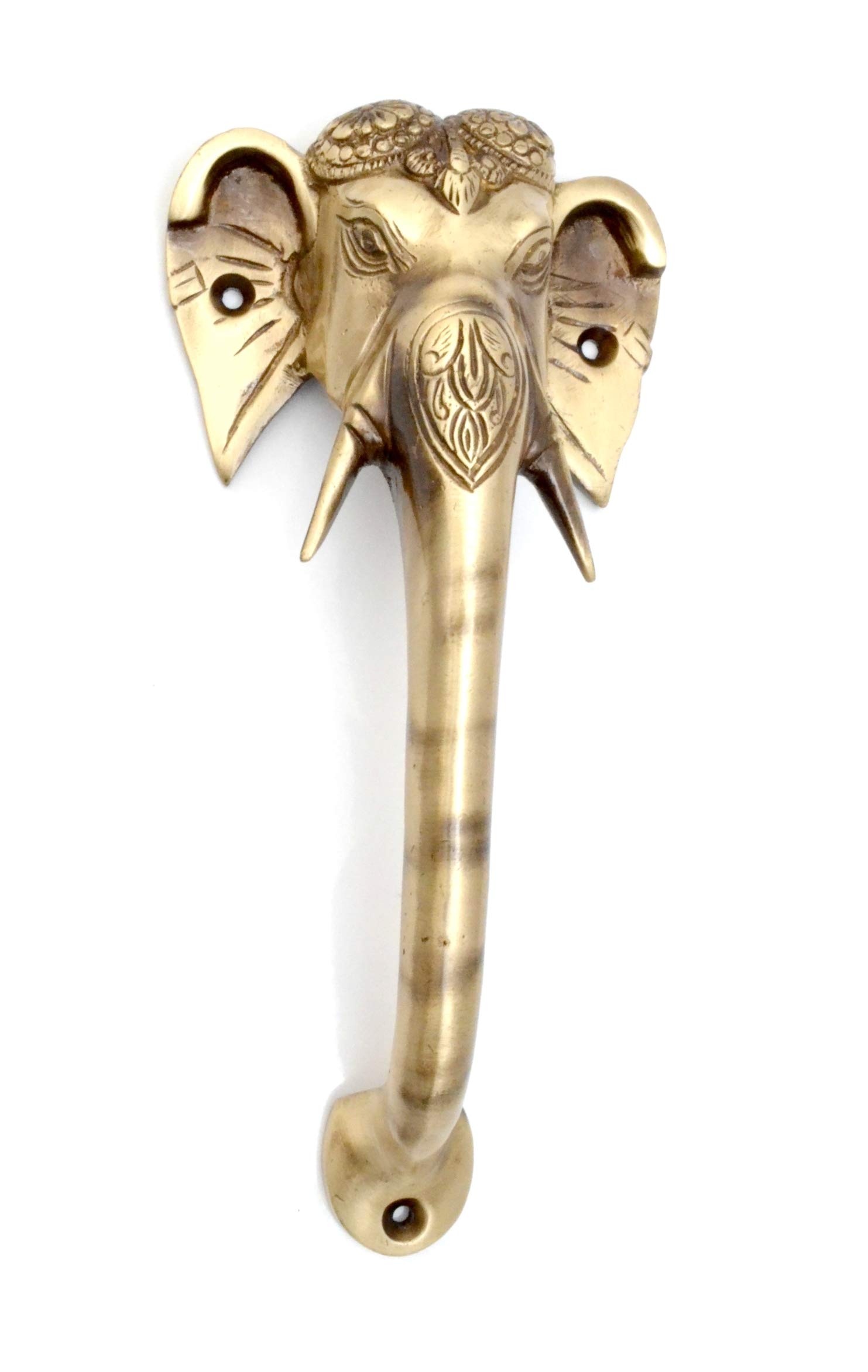 Two Moustaches Tuskar Ganesha Design 8 Inches Brass Door Handle, Antique Brown, Pack of 1 (B01NAXBIXS) Amazon Price History, Amazon Price Tracker