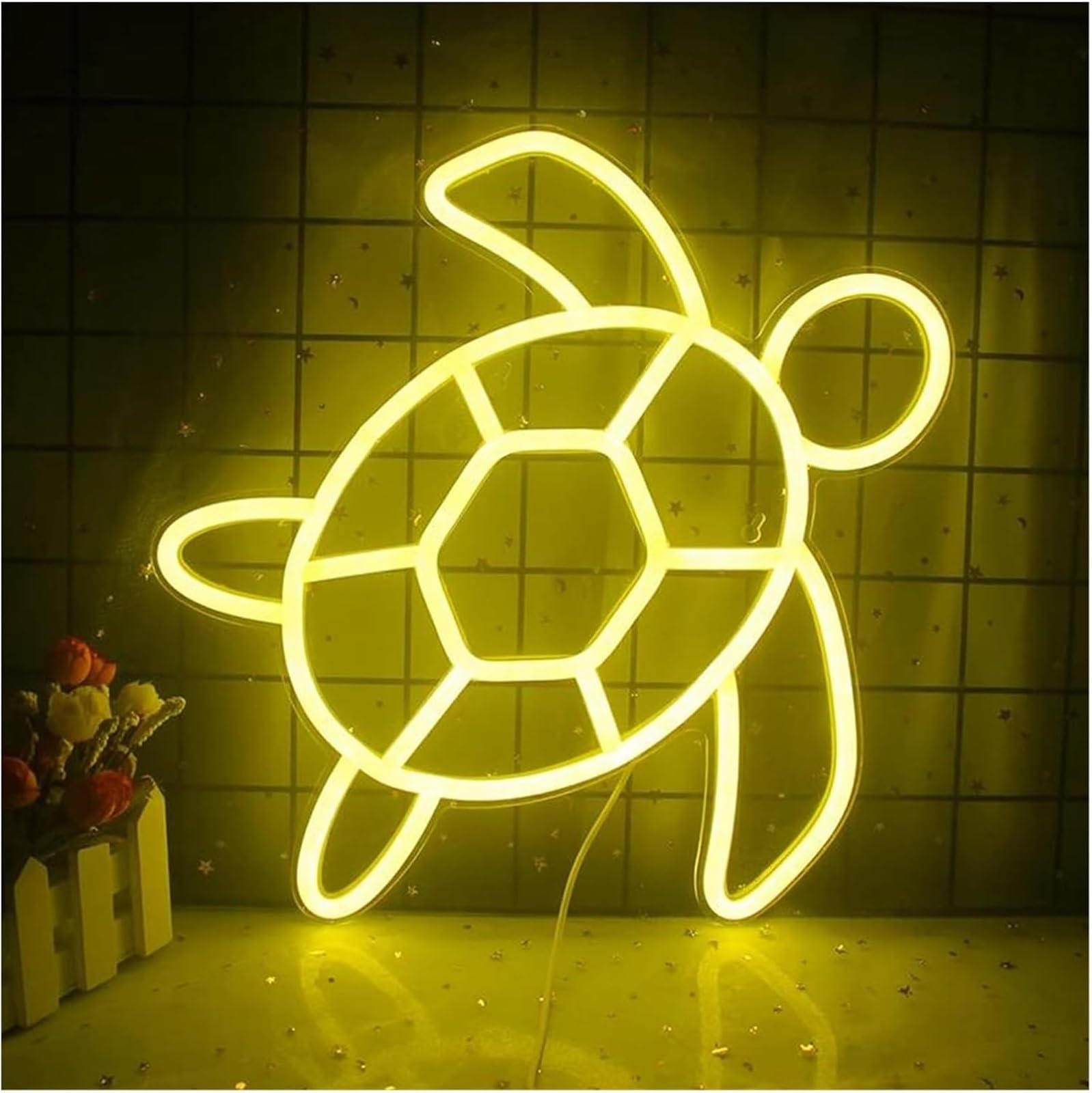 Néon tortue de mer décoratif, le luminaire idéal à offrir - 6