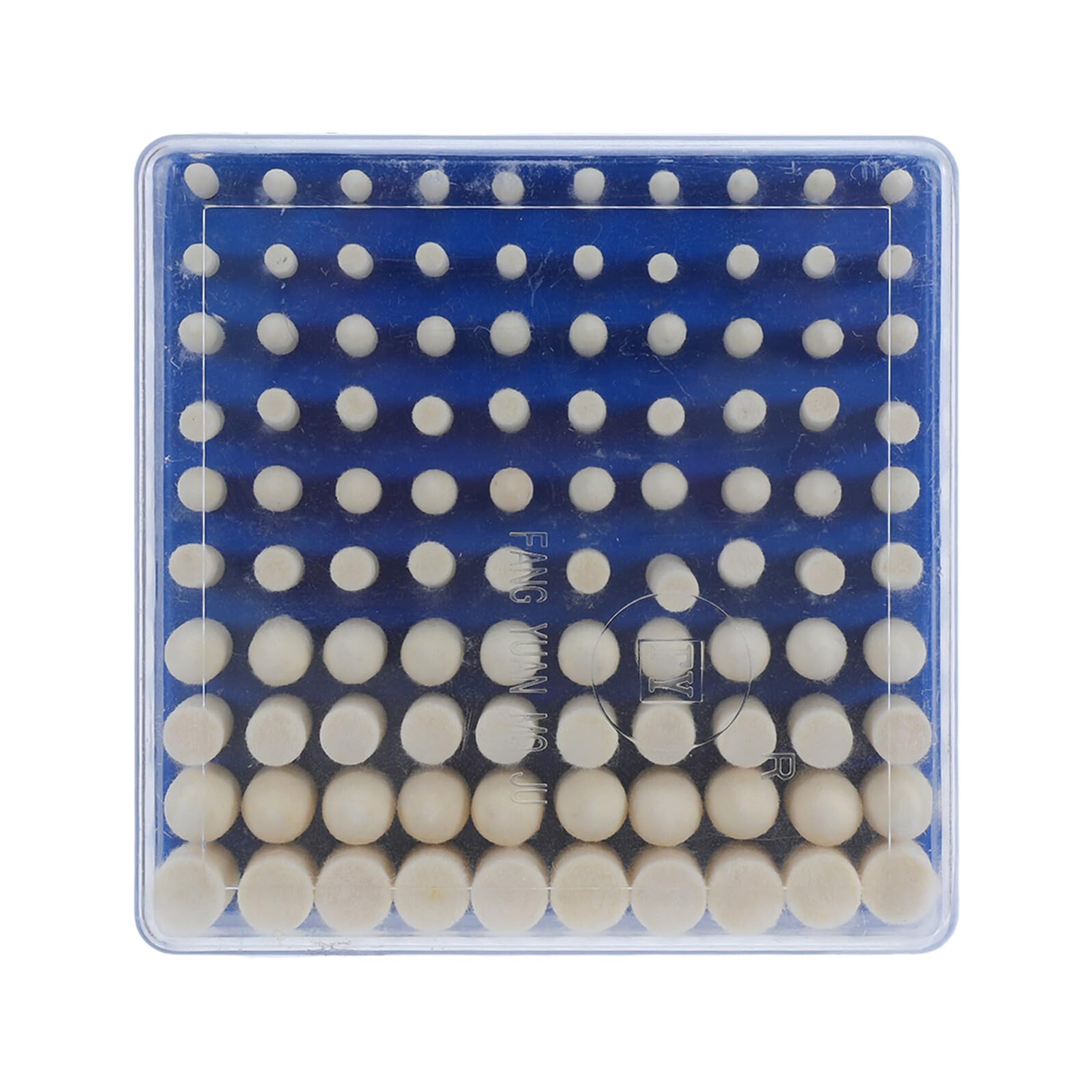 100pezzi Mola Lucidante in Feltro di Lana per Trapano Ruota Lucidante con Punta Conica Accessori per Lucidatura e Molatura per Vetro Metallo Pietra e Legno