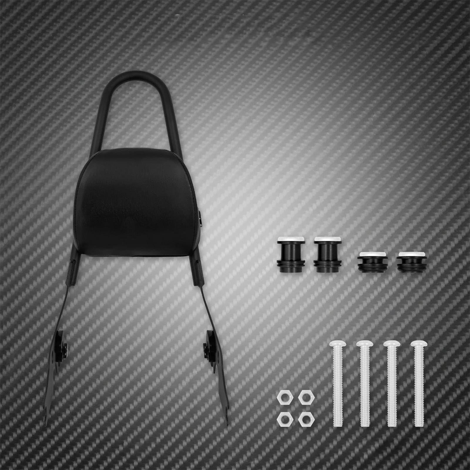 Sissy Bar Sedile Posteriore del Motociclo Passeggero Sissy Bar Schienale Pad Cuscino dello Schienale per Harley Sportster Superlow 1200T XL1200T 2014-2017