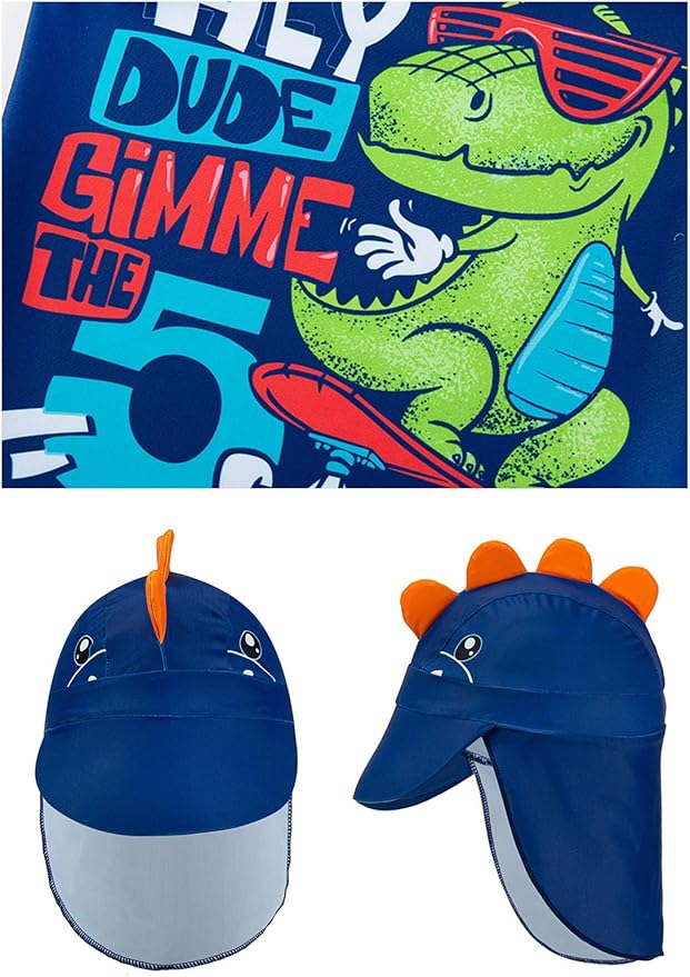 Costume Da Bagno Bambino Happy Cherry - Due Pezzi Con T-shirt E Pantaloncini, Anti-UV, 1-7 Anni - Foto 12