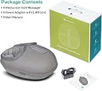 Medcursor Machine de massage du pied avec chaleur, masseur à tricotage profond pour les muscles fatigués et plantare, réglages multi-niveaux & Intensité réglable pour usage à domicile ou au bureau