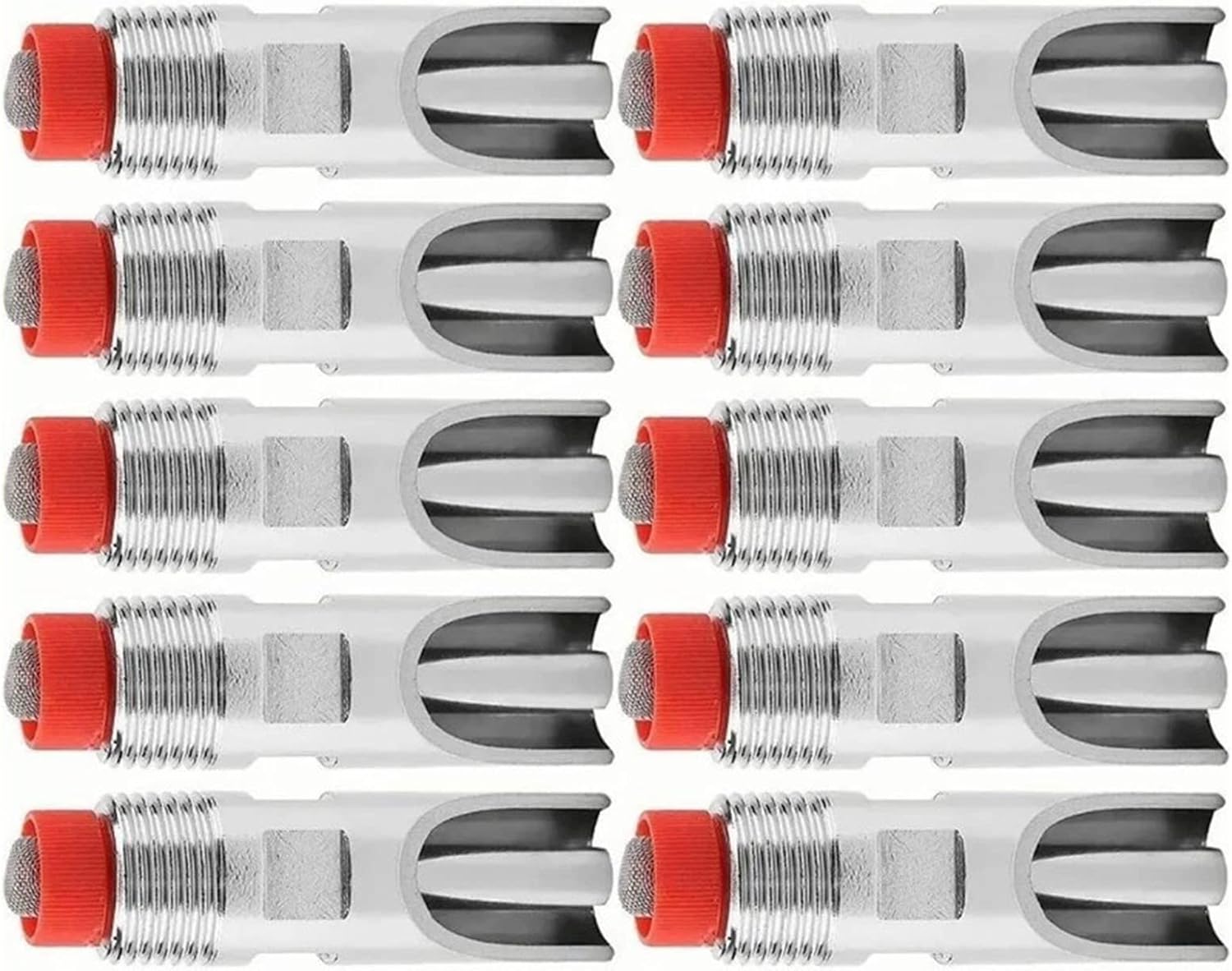 10 Pcs Stainless Steel Pig Nipple Waterer, Automatic Poultry Waterers for Cattle Horses Pigs