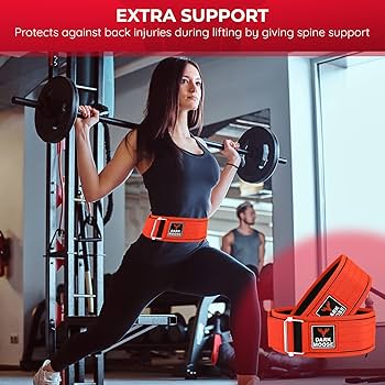 Quick Locking Weight Lifting Belt For Men & Women - Adjustable Squats