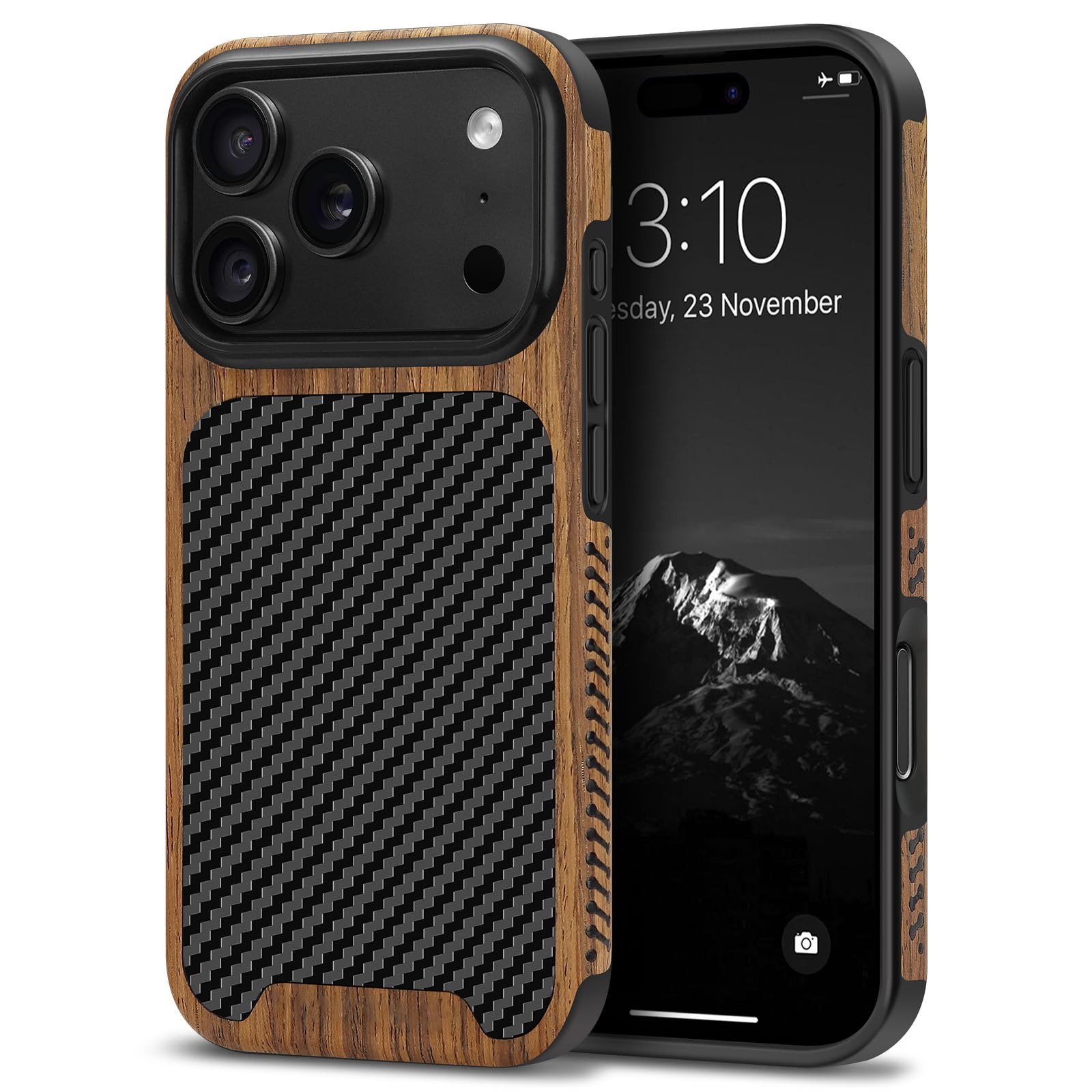 TENDLIN Compatible with iPhone 18 Pro Case (Black)