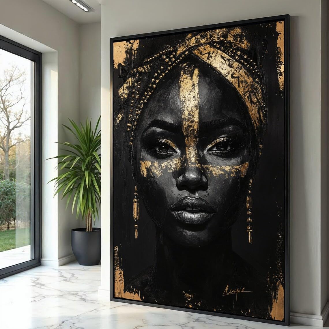 Tableau décoratif 50x75cm pour masquer mur vide salon moderne - 8