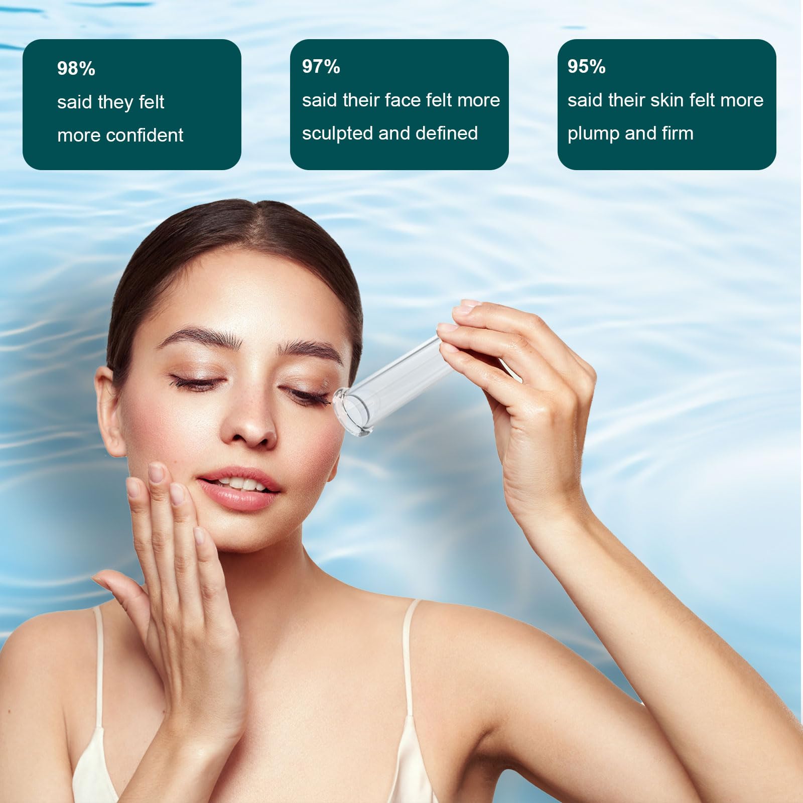 Electric Facial Cupping Set for Face with Dual-cup & Single-cup Usage