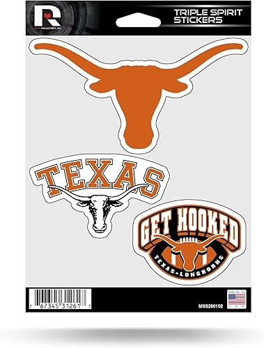 Miniatura 39 de Rico Industries NCAA - Lámina de adhesivos triple diseño de Alabama