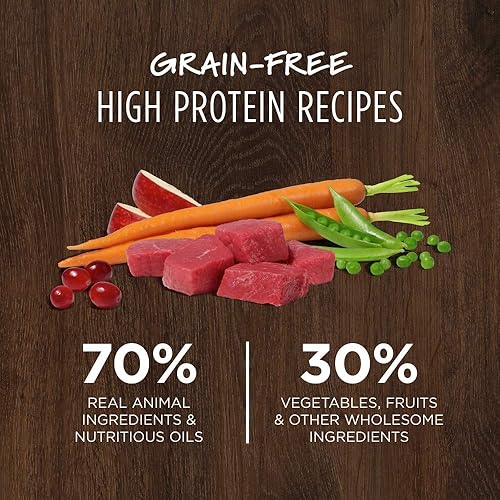 Miniatura 3 de Instinct Receta original sin granos con carne de res real, comida seca natural para perros, bolsa de 20 libras