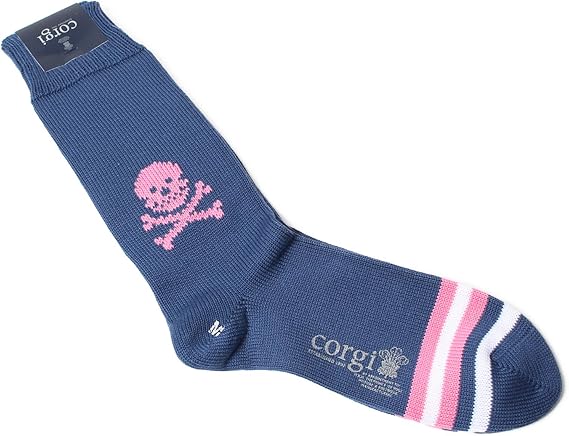 Amazon コーギ ソックス 80 40 1094 おしゃれ メンズ 靴下 Lサイズ Blue Pink Blpk 並行輸入品 スポーツソックス 通販
