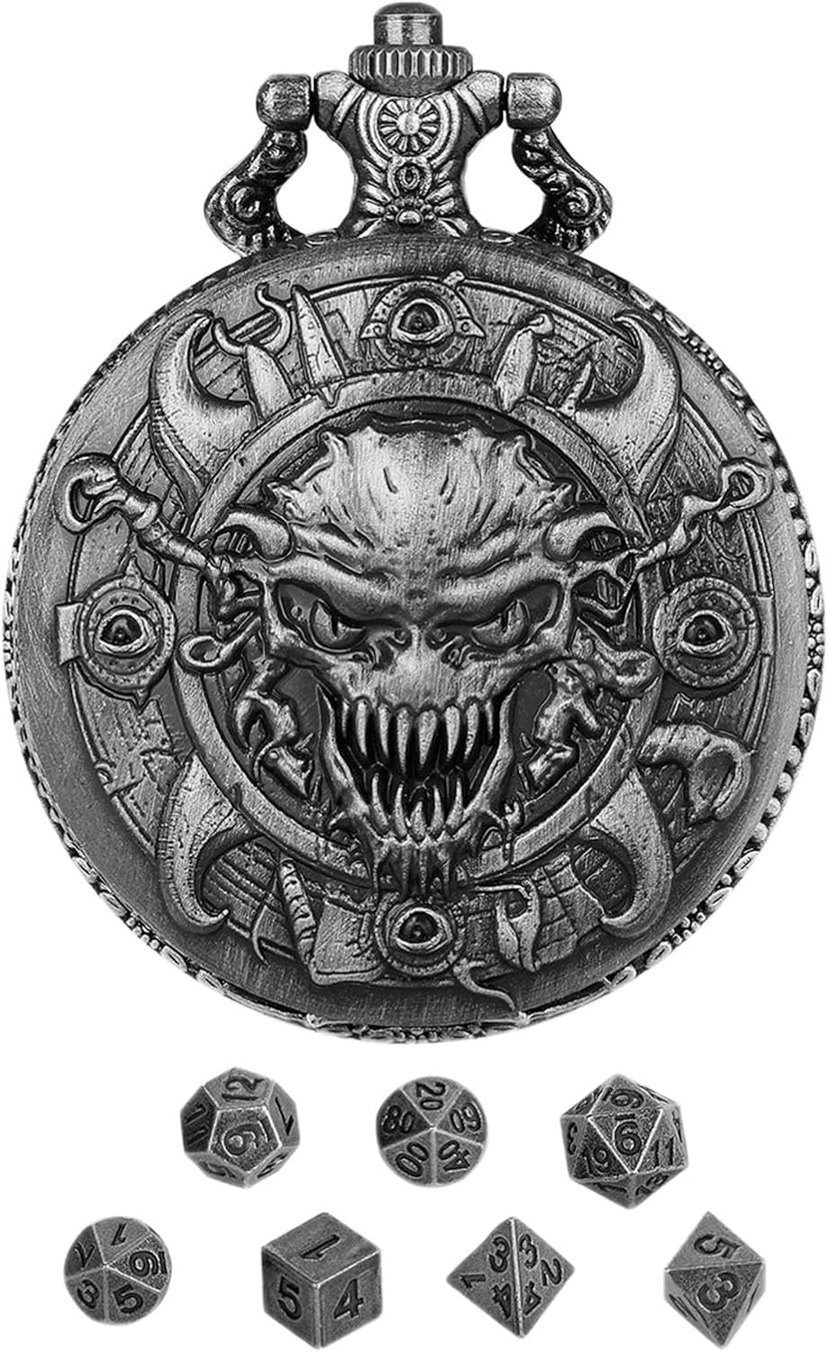 Porta orologio da tasca, Custodia per orologio in metallo, Porta orologio protettivo, Custodia per accessori per gioielli, Porta orologio per giochi da tavolo, Custodia per dadi, Custodia protettiva in metallo, Custodia per orologio compatta